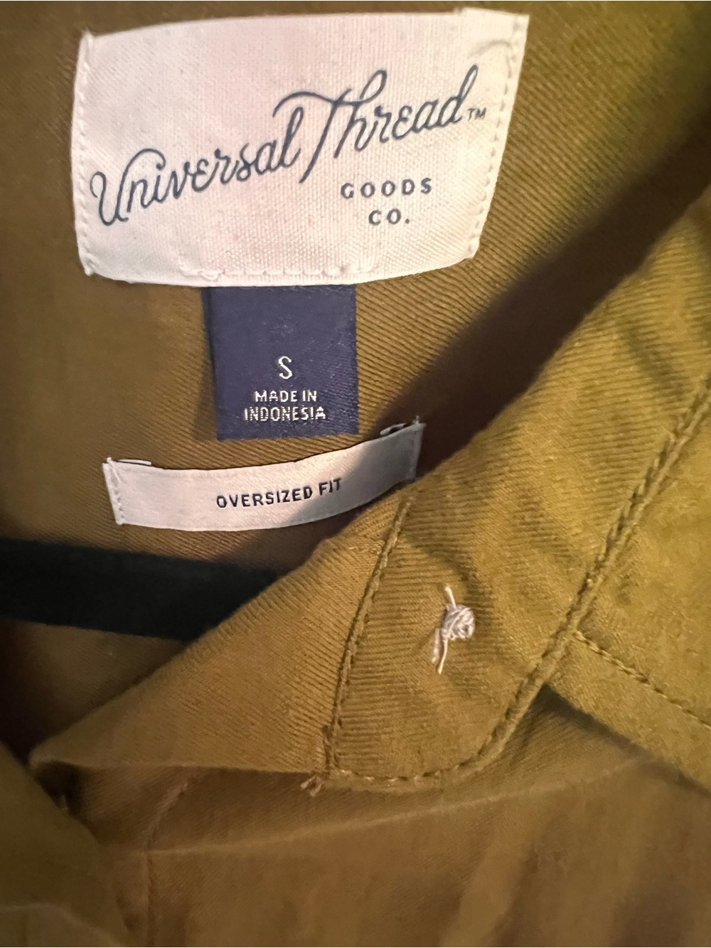Universal Thread Olive Button-Up Shirt - Picture 4 of 4